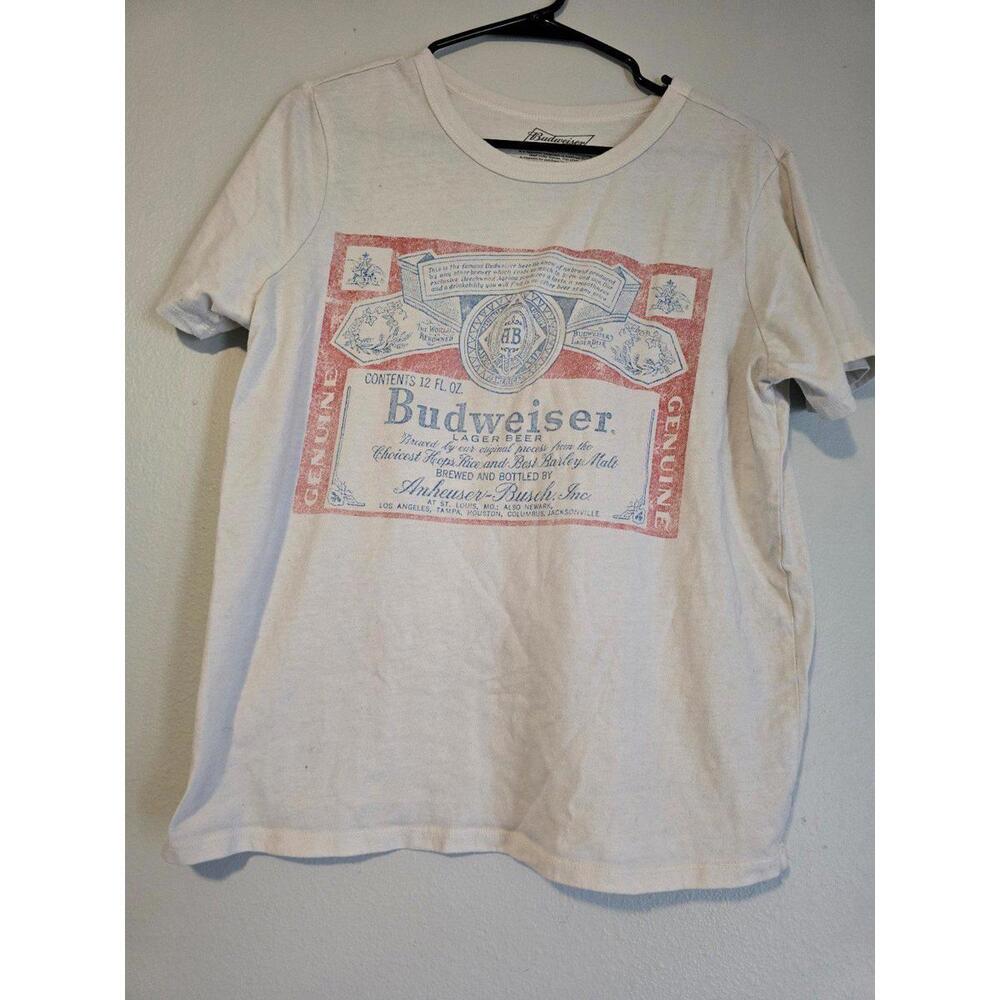 Budweiser Tee Womens Crop Large